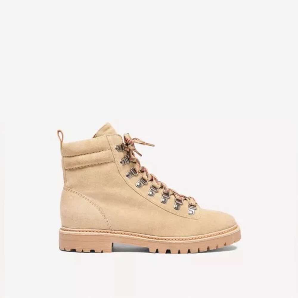 ba&sh colorado combat boots in suede camel Size 38